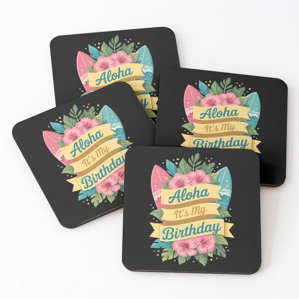 Item preview, Aloha Its My Birthday - Happy Hawaiian Birthday designed and sold by HellD3vil-Art.