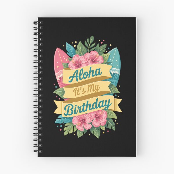 Item preview, Aloha Its My Birthday - Happy Hawaiian Birthday designed and sold by HellD3vil-Art.