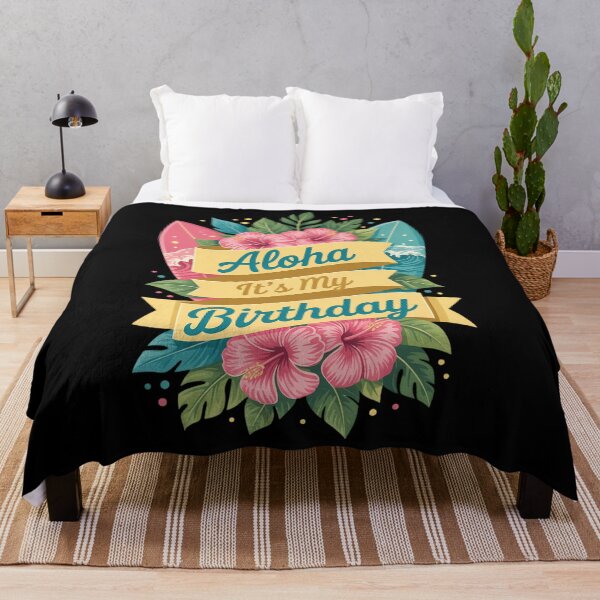 Item preview, Aloha Its My Birthday - Happy Hawaiian Birthday designed and sold by HellD3vil-Art.
