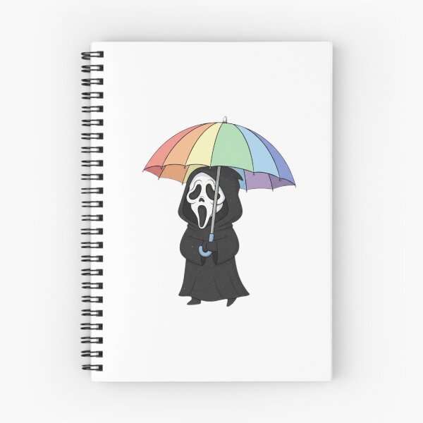Item preview, Scream umbrella meme movie ghostface ghost face parody weird love pink designed and sold by CheeseBlueprint.