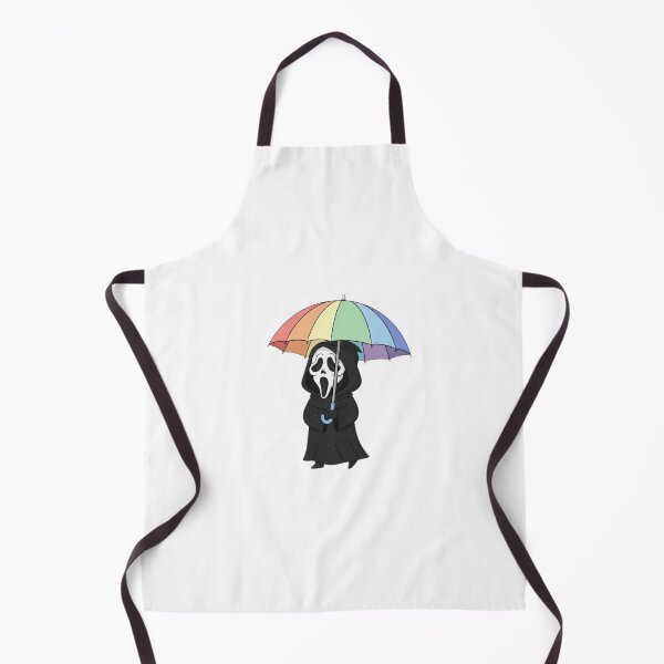 Item preview, Scream umbrella meme movie ghostface ghost face parody weird love pink designed and sold by CheeseBlueprint.