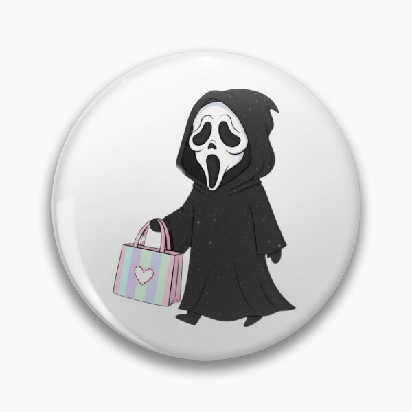 Item preview, Scream shopping meme movie ghostface ghost face parody weird love pink designed and sold by CheeseBlueprint.