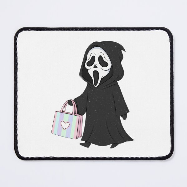 Item preview, Scream shopping meme movie ghostface ghost face parody weird love pink designed and sold by CheeseBlueprint.