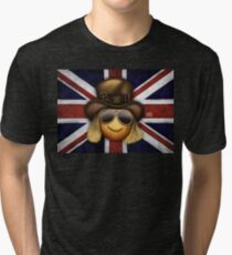 Booji - Union Jack (Landscape) Tri-blend T-Shirt