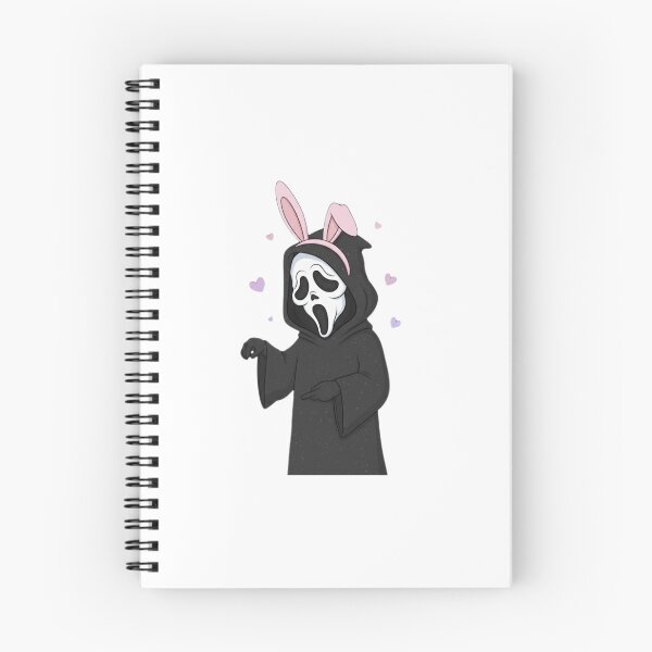 Item preview, Scream bunny ears meme movie ghostface ghost face parody weird love pink designed and sold by CheeseBlueprint.