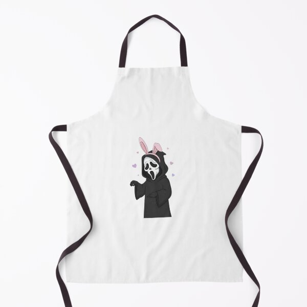 Item preview, Scream bunny ears meme movie ghostface ghost face parody weird love pink designed and sold by CheeseBlueprint.