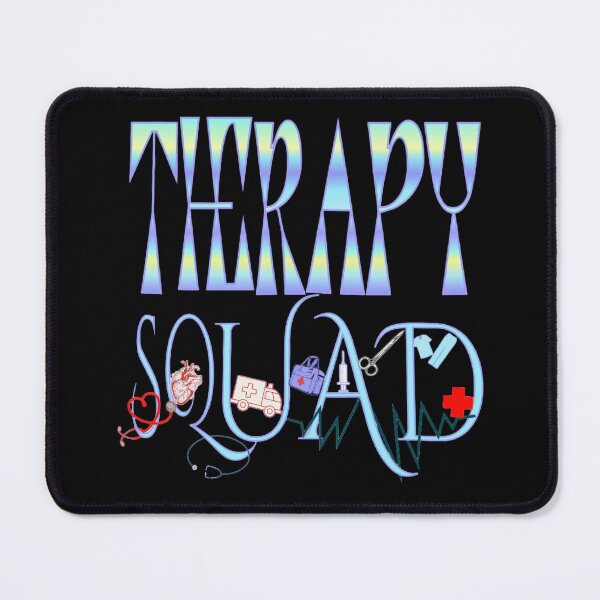 Item preview, Therapy Squad with Coquette Multicolor Text designed and sold by DivineHaven.