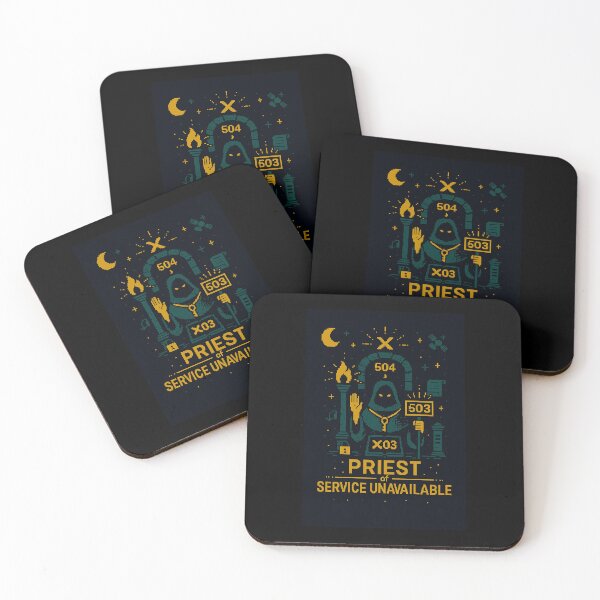 Item preview, 404 Mythos: Priest of Service Unavailable designed and sold by CTRL+ALT+Divine.