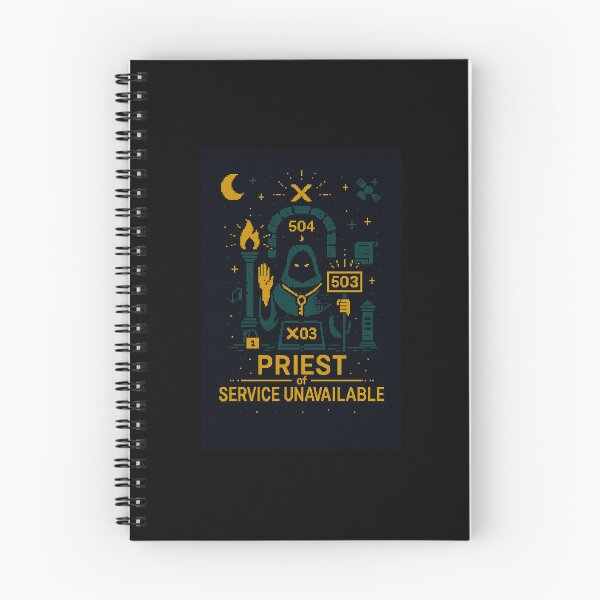 Item preview, 404 Mythos: Priest of Service Unavailable designed and sold by CTRL+ALT+Divine.