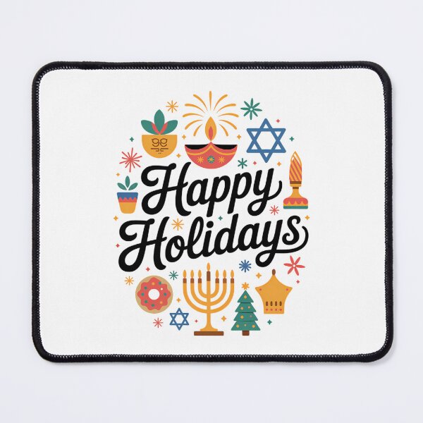 Item preview, Amb Merry Christmas Happy Hanukkah Happy Kwanzaa designed and sold by HellD3vil-Art.