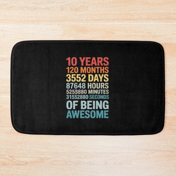 Item preview, 10 Years 120 Months Of Being Awesome 10th Birthday  designed and sold by EllinoKlemo.