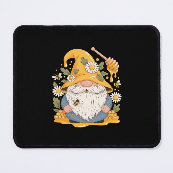 Item preview, Bee Gnome Graphic Daisy Flowers Funny Hippie Gnome designed and sold by August4Laughs25.