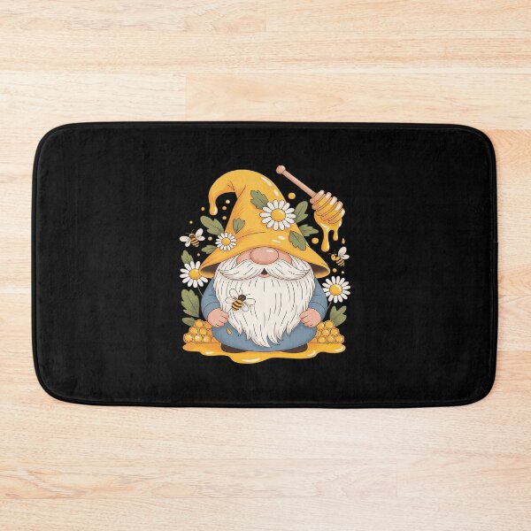 Item preview, Bee Gnome Graphic Daisy Flowers Funny Hippie Gnome designed and sold by August4Laughs25.