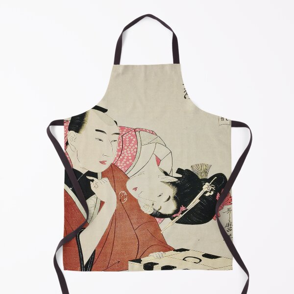 Item preview, Ohan and Choemon, from “Fashionable Patterns in Utamaro Style (Ryuko moyo Utamaro-gata)”, c.1798–99 designed and sold by UBU-space.