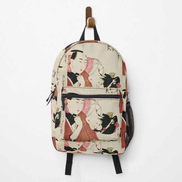 Item preview, Ohan and Choemon, from “Fashionable Patterns in Utamaro Style (Ryuko moyo Utamaro-gata)”, c.1798–99 designed and sold by UBU-space.