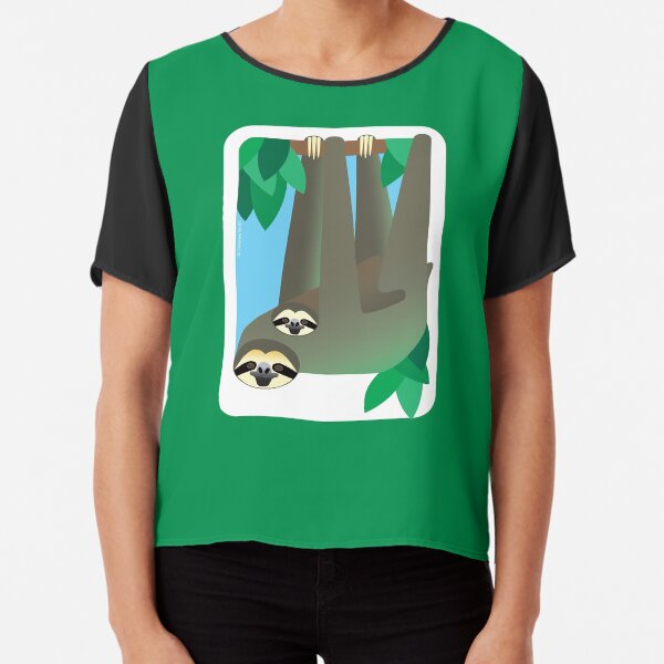Sloth #2 Chiffon Top