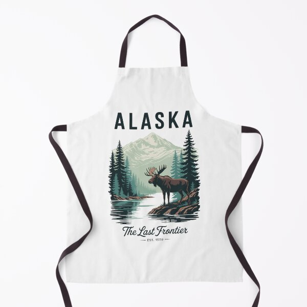 Item preview, Alaska Graphic - The Last Frontier Wilderness Nature Mountain designed and sold by PunkNation-Arts.