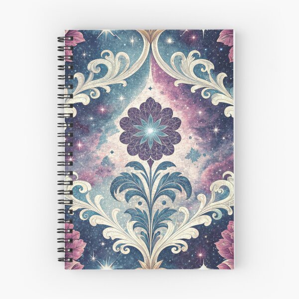 Item preview, Futuristic damask designed and sold by myersdiffusion.