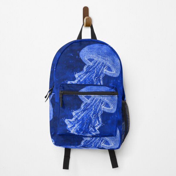 Item preview, Electric Blue Jellyfish - mix colours drawing and Watercolour painting designed and sold by Art-by-Nade.