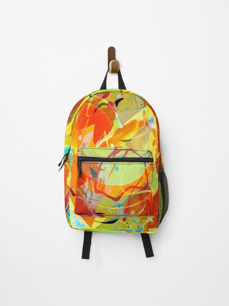 Thumbnail 1 of 3, Backpack, Geometric Abstract designed and sold by ViaARTfactory.