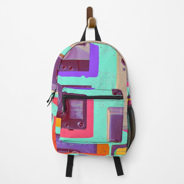 Item preview, Retro Media Pattern - Vintage Cameras, Cassette Tapes & 80s Pop Art designed and sold by SaadArtCo.