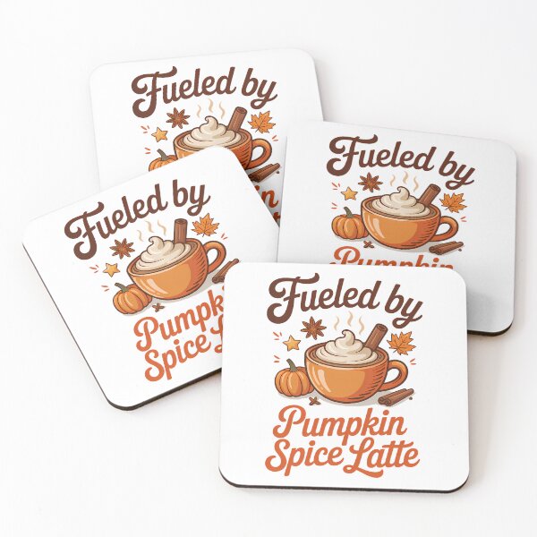 Item preview, Autumn Quote Fueled by Pumpkin Spice Latte Fall  designed and sold by HellD3vil-Art.