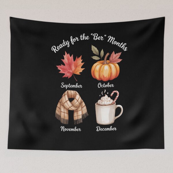 Item preview, Autumn Season Fall Cozy Ready for The Ber Months designed and sold by HellD3vil-Art.