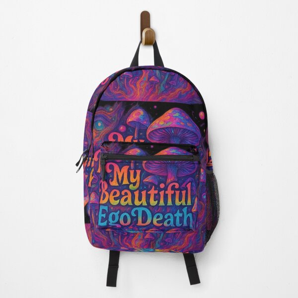 Item preview, My Beautiful Ego Death – Psychedelic Mushroom Visionary Art designed and sold by getpressedshirt.