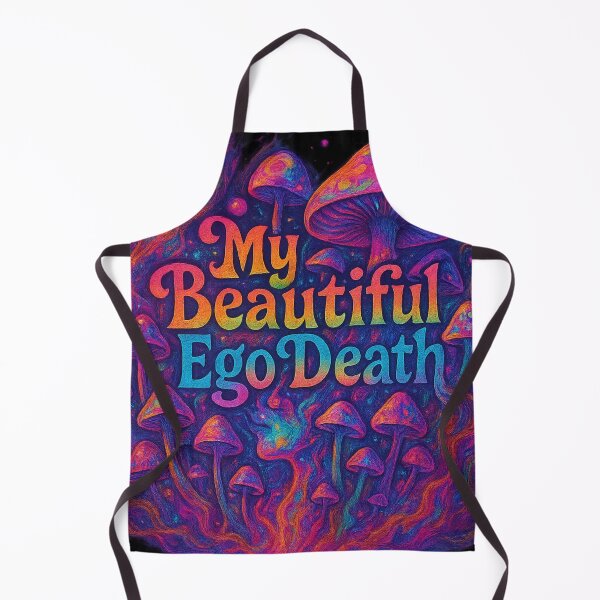 Item preview, My Beautiful Ego Death – Psychedelic Mushroom Visionary Art designed and sold by getpressedshirt.