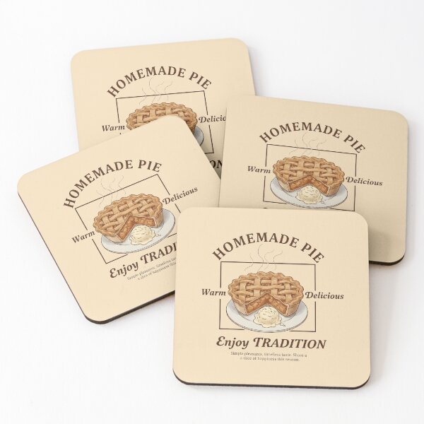 Item preview, Vintage Apple Pie & Ice Cream Dessert designed and sold by cozy corner co. .