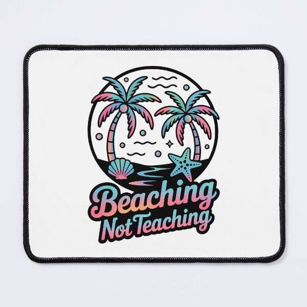 Item preview, Beaching Not Teaching Tie Dye Summer Teacher Beach Vacation designed and sold by HellD3vil-Art.
