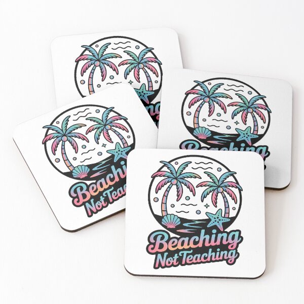 Item preview, Beaching Not Teaching Tie Dye Summer Teacher Beach Vacation designed and sold by HellD3vil-Art.