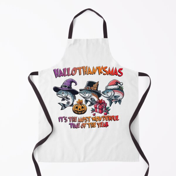 Item preview, Fishing Salmon Halloween Thanksgiving Christmas designed and sold by doodIllustrate.