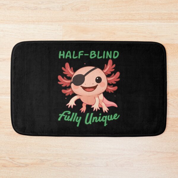 Item preview, Half-Blind Axolotl – Fully Unique designed and sold by Eyepatch-Jacks.