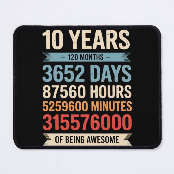 Item preview, 10th Birthday 10 Years Old 120 Months  designed and sold by KonstanKoraner.
