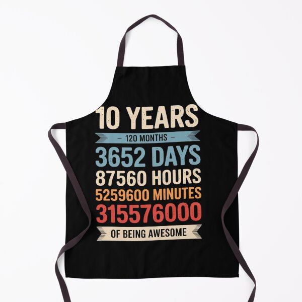 Item preview, 10th Birthday 10 Years Old 120 Months  designed and sold by KonstanKoraner.