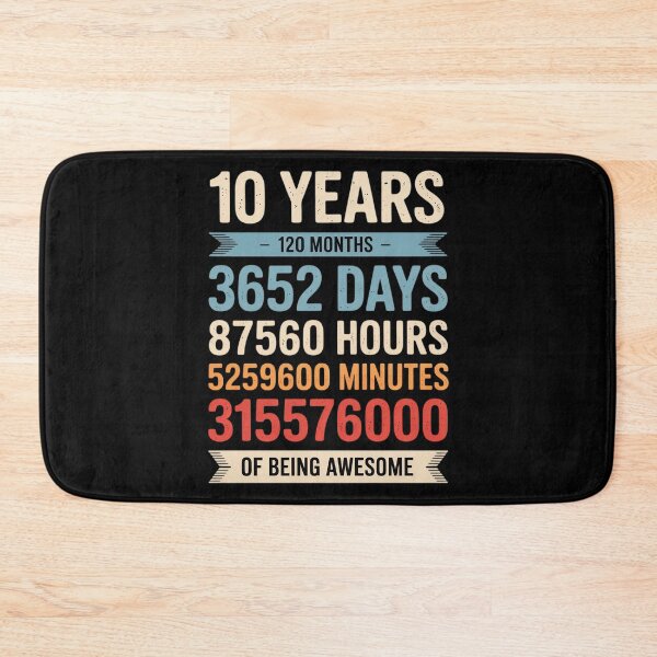 Item preview, 10th Birthday 10 Years Old 120 Months  designed and sold by KonstanKoraner.