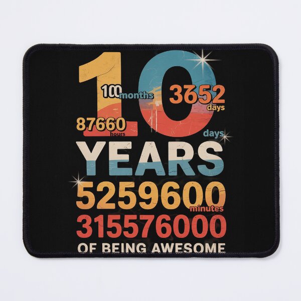 Item preview, 10th Birthday 10 Years Old 120 Months1  designed and sold by KonstanKoraner.