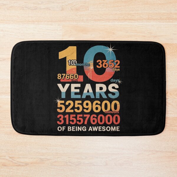 Item preview, 10th Birthday 10 Years Old 120 Months1  designed and sold by KonstanKoraner.