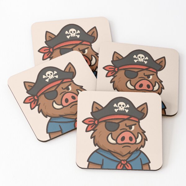 Item preview, Pirate Boar Tough, Adventurous and Brave designed and sold by MartzDesigns.