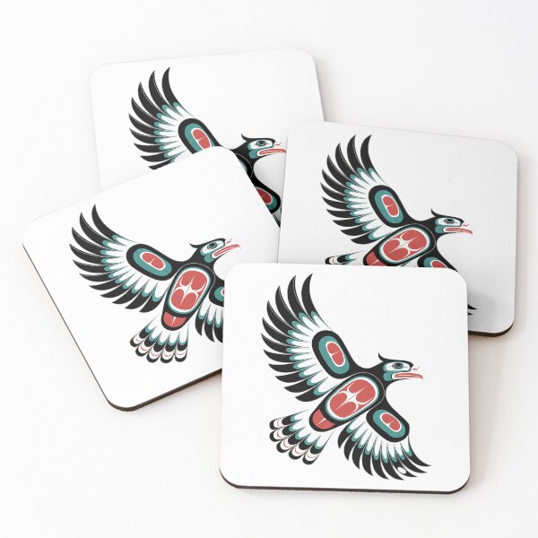Item preview, Alaska Native American Art Tlingit Haida Eagle Tribal Clan designed and sold by PunkNation-Arts.