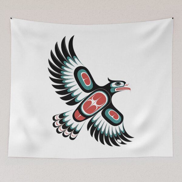 Item preview, Alaska Native American Art Tlingit Haida Eagle Tribal Clan designed and sold by PunkNation-Arts.