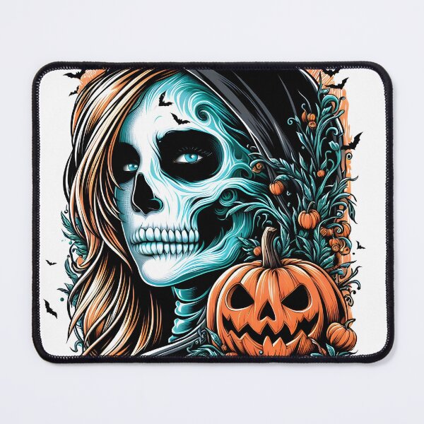 Item preview, Damsel skull designed and sold by SublimePixelHub.