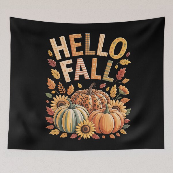 Item preview, Hello Fall Thanksgiving Family Thanksgiving Fall Sweater Cute Autumn designed and sold by Moon-Ape.