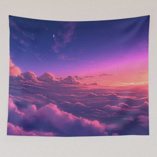 Item preview, Title: Anime Purple Hour Sunset designed and sold by Nytheris.