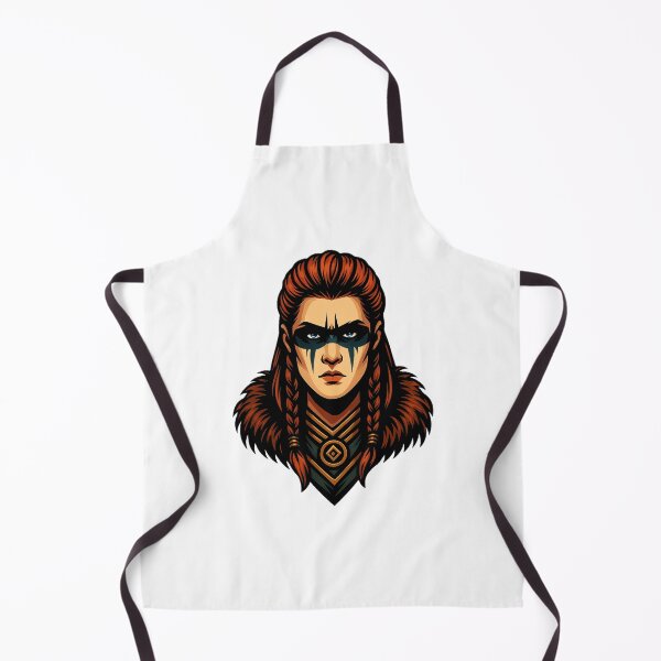 Item preview, Fierce Viking Warrior Woman Portrait designed and sold by CelticSoulShop.