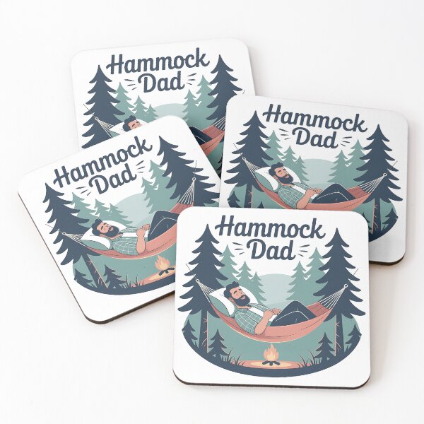 Item preview, Hammock Dad • Forest Nap Champion Badge designed and sold by Blok45.