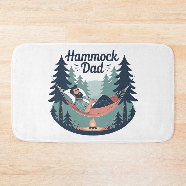 Item preview, Hammock Dad • Forest Nap Champion Badge designed and sold by Blok45.