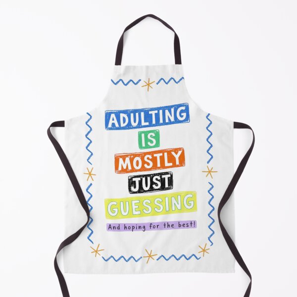 Item preview, Adulting Is Mostly Just Guessing Funny T-Shirt | Sarcastic Millennial Sticker & Office Humor Mug designed and sold by lilMimiStudio.