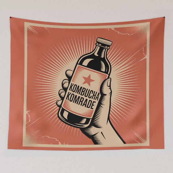 Item preview, Kombucha Komrade • Propaganda Poster Probiotic designed and sold by Blok45.